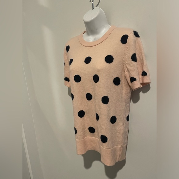 Pink Kate Spade Polka Dot Sweater Top - Picture 3 of 5
